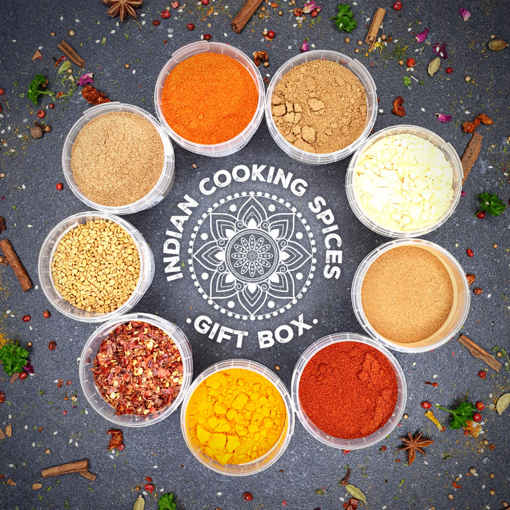 Indian Cooking Spices Gift Box | Spice Hamper Gift Set