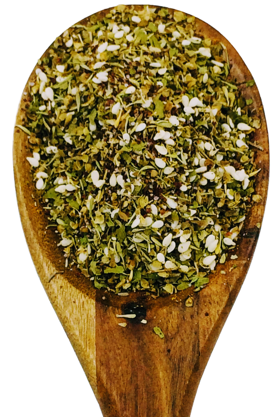 Za’atar Spice Blend from Spice & Dipity, a premium seasoning and spice product for flavour-packed home cooking.